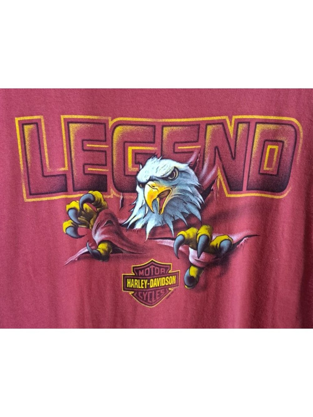 Harley-Davidson Men's L Red Short Sleeve T-Shirt Orlando FL